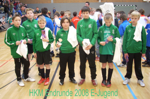 Siegerehrung Endrunde 2008 E-Jugend